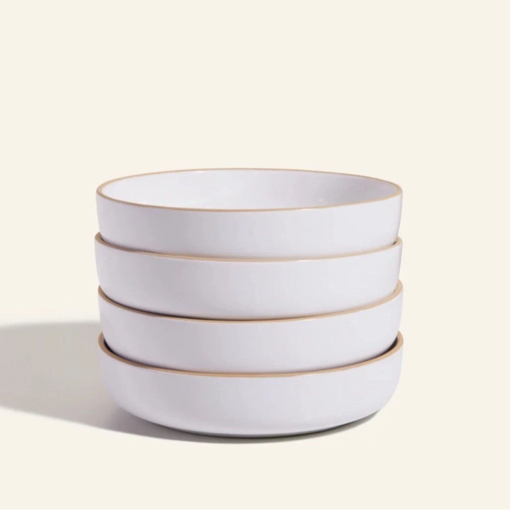 Our Place Midi Bowls- Set of 4
8.5” Handcrafted Ceramic Plates –Steam Color